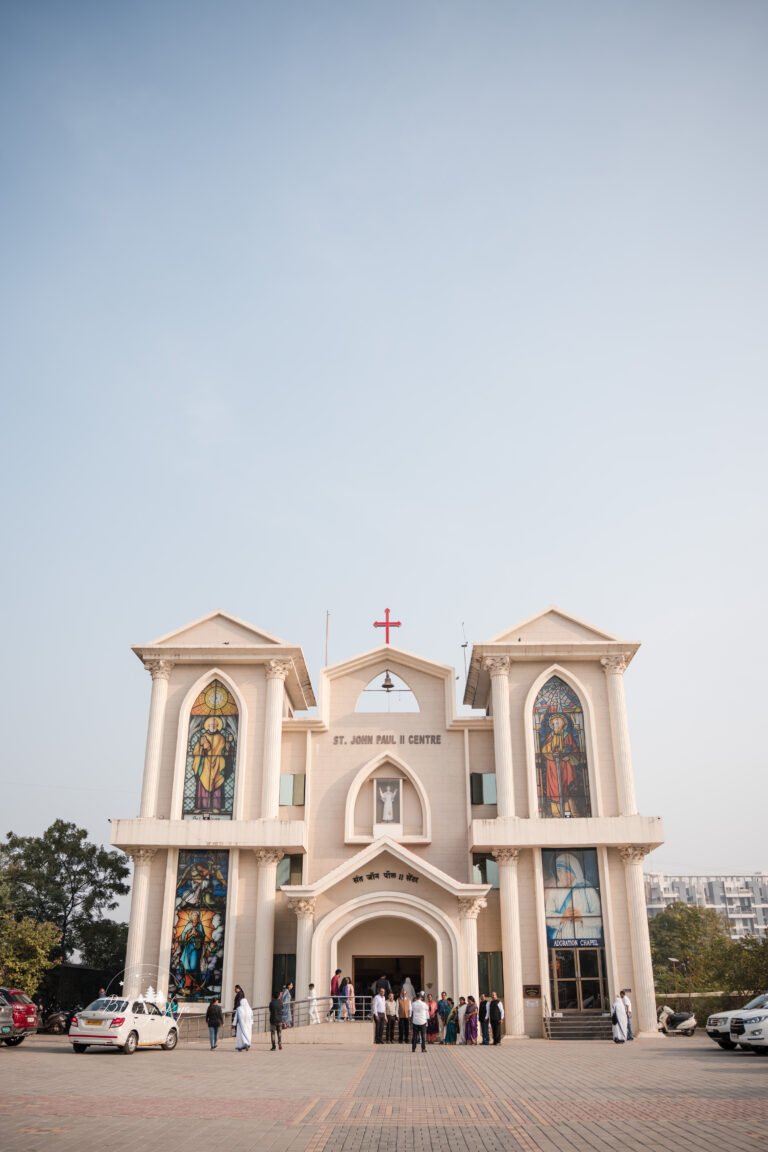 A photograph of a Catholic Church in Pune India.