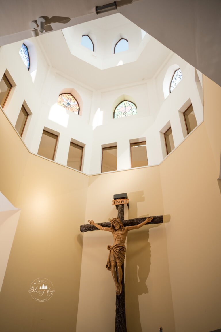 A photograph of a church altar in Pune India