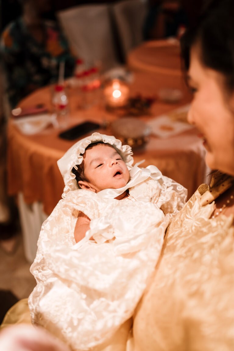 candidate photo of a baby at reception